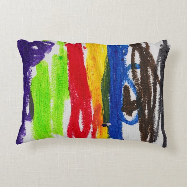 Lily's Colorful Pillow (Back)