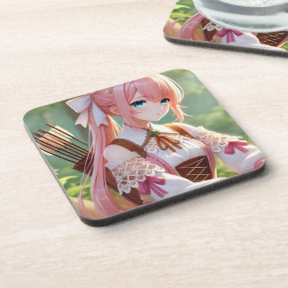 Lily's Daily Life 001 Beverage Coaster