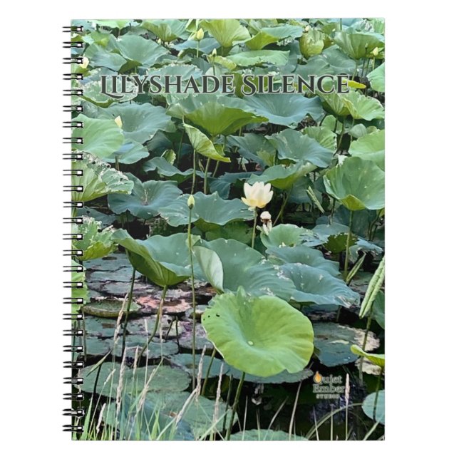 Lilyshade Silence  Notebook (Front)