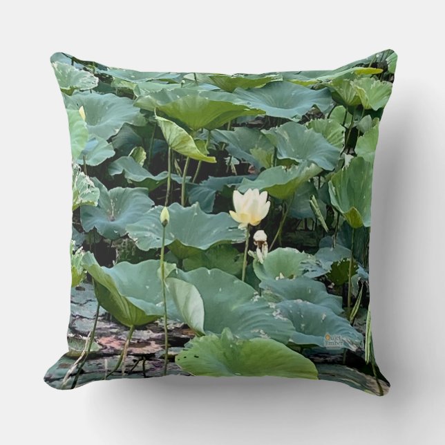 Lilyshade Silence Throw Pillow (Front)