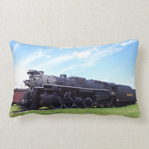 Lima-Baldwin Locomotive Nickel Plate Railroad #757 Lumbar Pillow