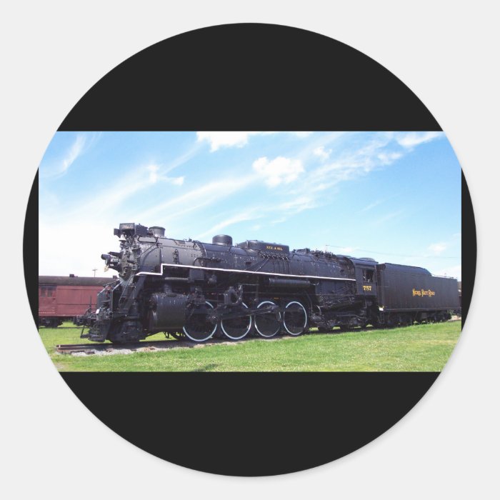 Lima Baldwin Locomotive Nickel Plate Railroad #757 Sticker