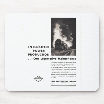 Lima Locomotive Works 1929 Mouse Pad by stanrail at Zazzle