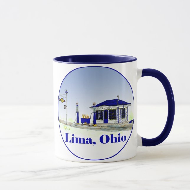 Lima, Ohio Mug (Right)