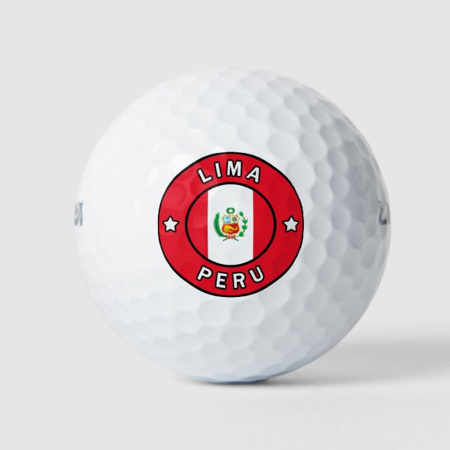 Lima Peru Golf Balls (Front)