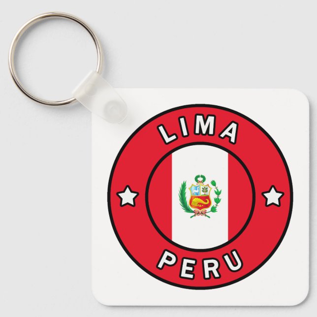 Lima Peru Keychain (Front)