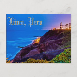 Lima, Peru, Miraflores District, S.A. Postcard