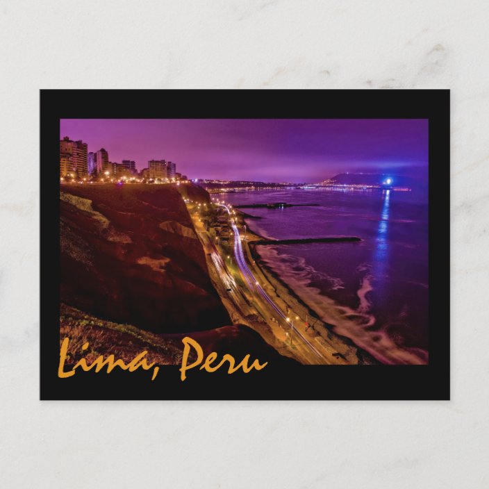 Lima Peru Miraflores District S A Postcard Zazzle   Lima Peru Miraflores District S A Postcard Rf269e24d0a14499598b49b5d881b364c Ucbjp 704 