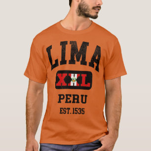 Lima Peru XXL Athletic design T-Shirt