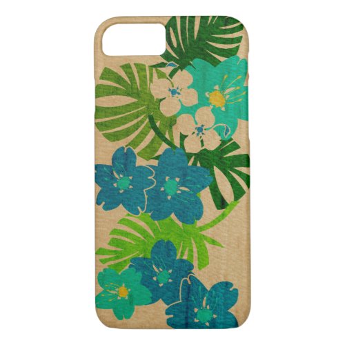 Limahuli Garden Hawaiian Faux Wood iPhone 87 Case