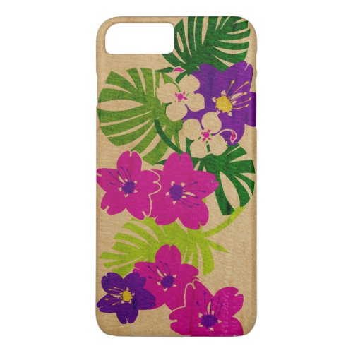 Limahuli Garden Hawaiian Faux Wood iPhone 8 Plus7 Plus Case