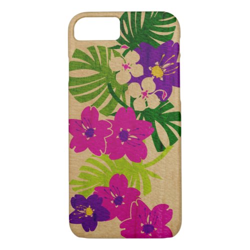 Limahuli Garden Hawaiian Faux Wood iPhone 87 Case