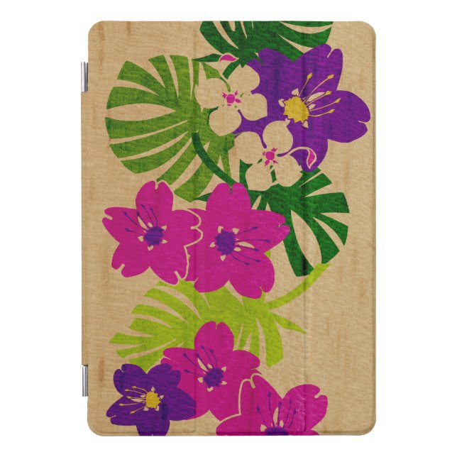 Limahuli Garden Hawaiian Faux Wood iPad SmartCover iPad Pro Cover (Front)