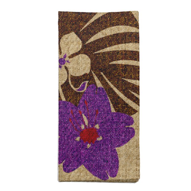 Limahuli Garden Hawaiian Floral Dinner Napkins (Folded)