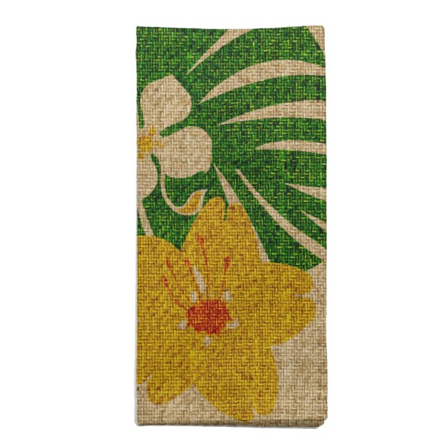 Limahuli Garden Hawaiian Floral Dinner Napkins (Folded)