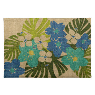 Limahuli Garden Hawaiian Floral Dinner Placemats