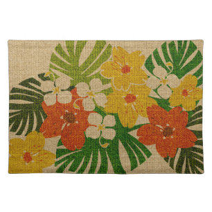 Limahuli Garden Hawaiian Floral Dinner Placemats