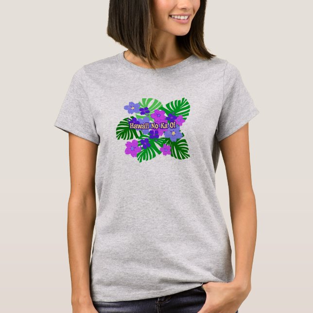 Limahuli Garden Hawaiian Floral Tee (Front)