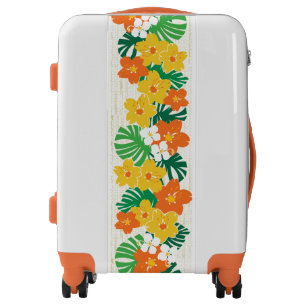 Limahuli Garden Vintage Hawaiian Floral Luggage