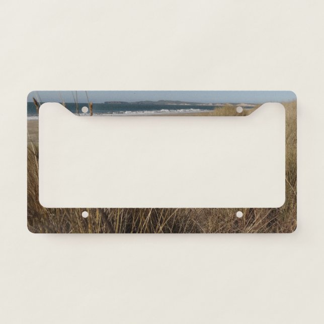Limantour Beach at Point Reyes II License Plate Frame (Front)