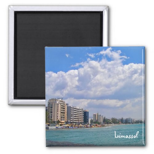 Limassol â famous city in south of Cyprus Magnet