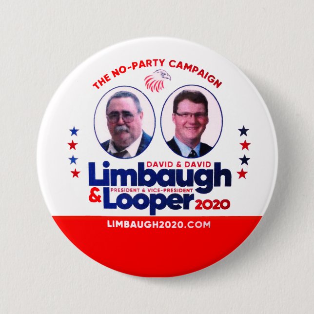 Limbaugh & Looper 2020 Button (Front)