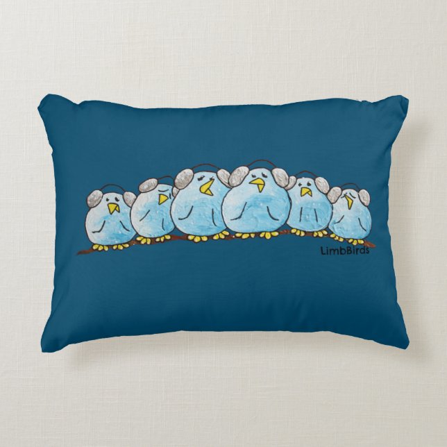LimbBirds Accent Pillow (Front)