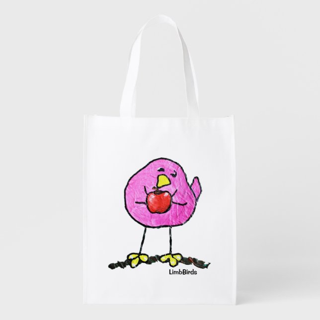 LimbBirds Reusable Grocery Bag (Front)