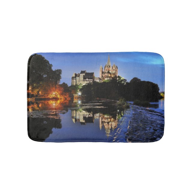 Limburg Cathedral at the Blue Hour Bath Mat (Front)