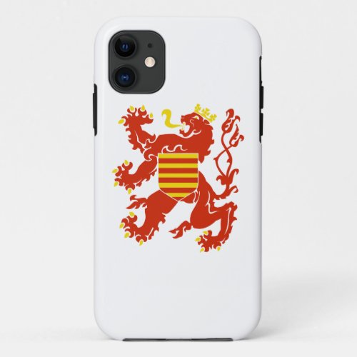 Limburg city Belgium flag lion symbol iPhone 11 Case