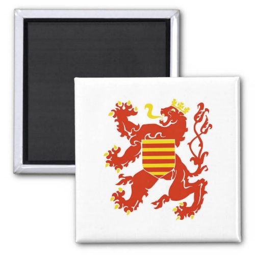Limburg city Belgium flag lion symbol Magnet