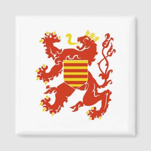 Limburg city Belgium flag lion symbol Magnet