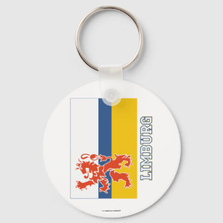 Limburg Flag with name Keychain