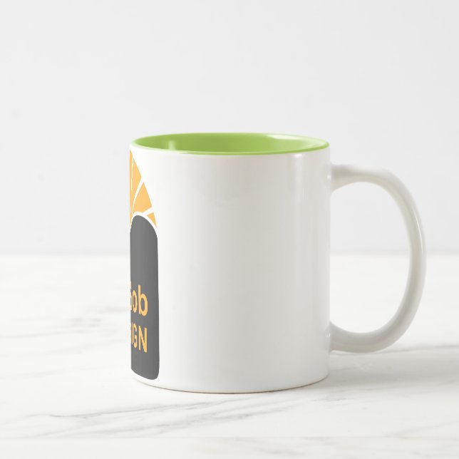 Lime 15 oz Two-Tone Mug (Right)
