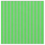 [ Thumbnail: Lime and Dark Grey Colored Lines/Stripes Pattern Fabric ]