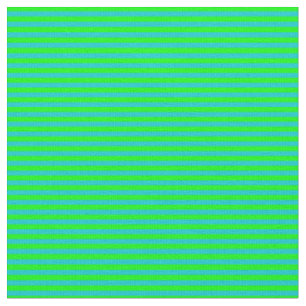 Lime and Dark Turquoise Colored Lines Fabric
