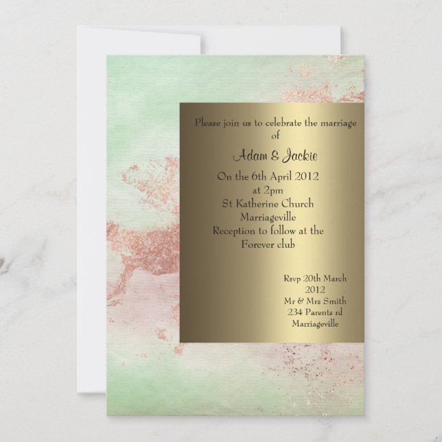Lime and earth colours wedding invitation new desi (Front)