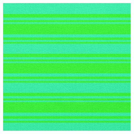 Lime and Green Lines Fabric