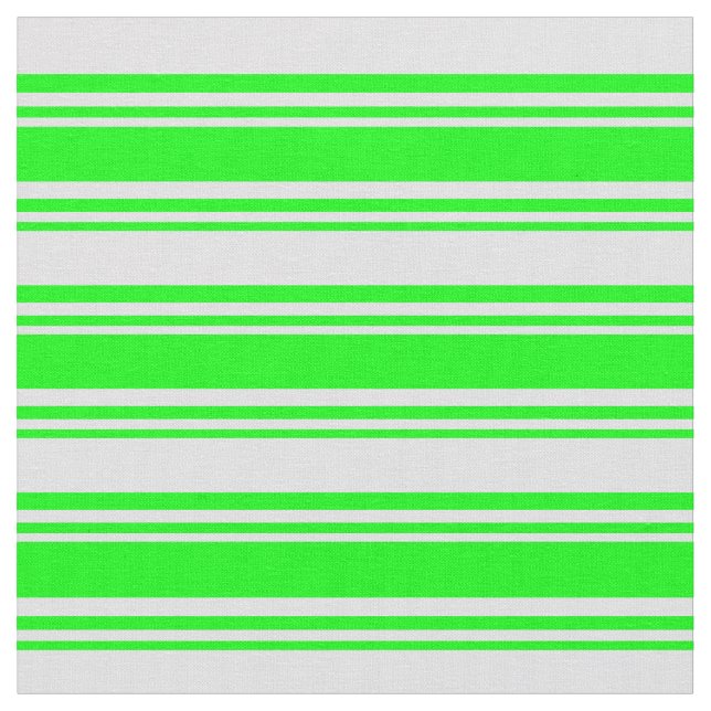 Lime and Lavender Colored Lines Fabric (Close Up)