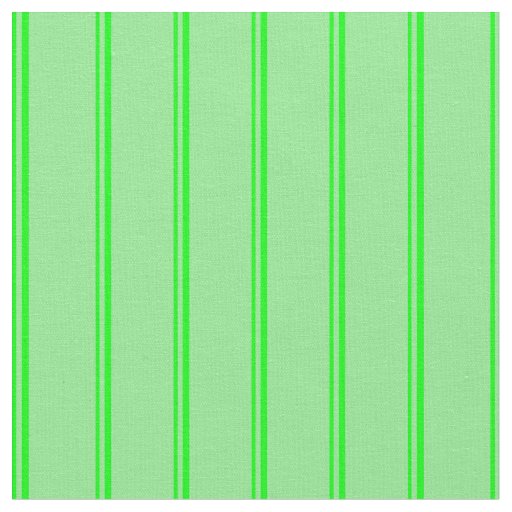 Lime and Light Green Lines Pattern Fabric