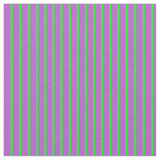 Lime and Orchid Striped/Lined Pattern Fabric