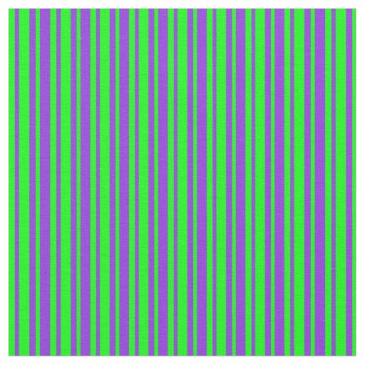 Lime and Purple Lines/Stripes Pattern Fabric