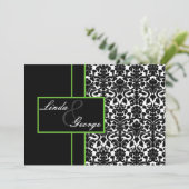 lime  and white rsvp cards (Standing Front)