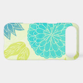 Lime & Aqua Flower Print Case-Mate iPhone Case (Back (Horizontal))