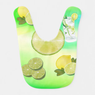 Lime Baby Bib
