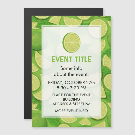 Lime Background (Front/Back)