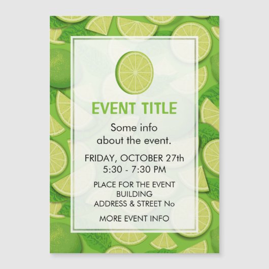 Lime Background (Front)