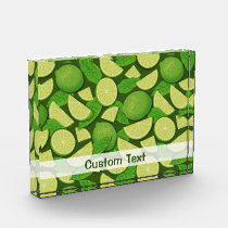 Lime Background Acrylic Award