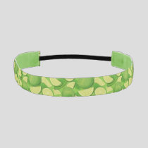 Lime Background Athletic Headband