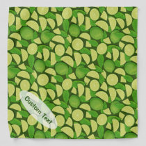 Lime Background Bandana